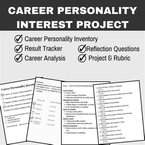 Career Personality Test For High School Students