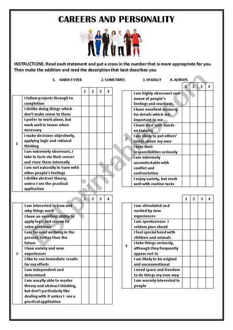 Career Personality Test Free