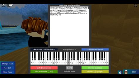 Careless Whisper Roblox Piano Sheet - YouTube