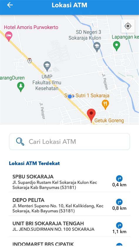 Cari Informasi ATM Terdekat di Aplikasi Pencarian Lokasi