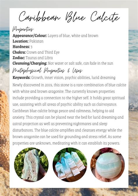 Discover the Astonishing Qualities of Caribbean Blue Calcite and Elevate Your Spiritual Journey