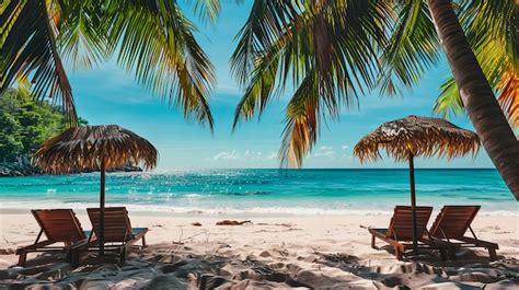 Caribbean beach relaxation