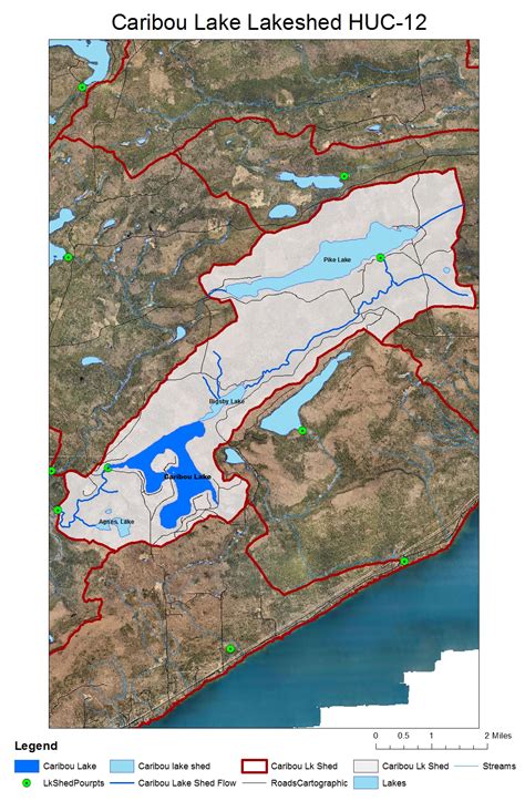 MyTopo Caribou Lake South, Maine USGS Quad Topo Map