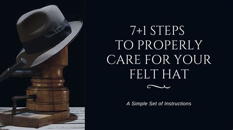 Caring for Your Hat