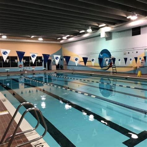 Image of a person swimming laps in a pool