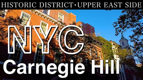 Carnegie Hill Tour guide