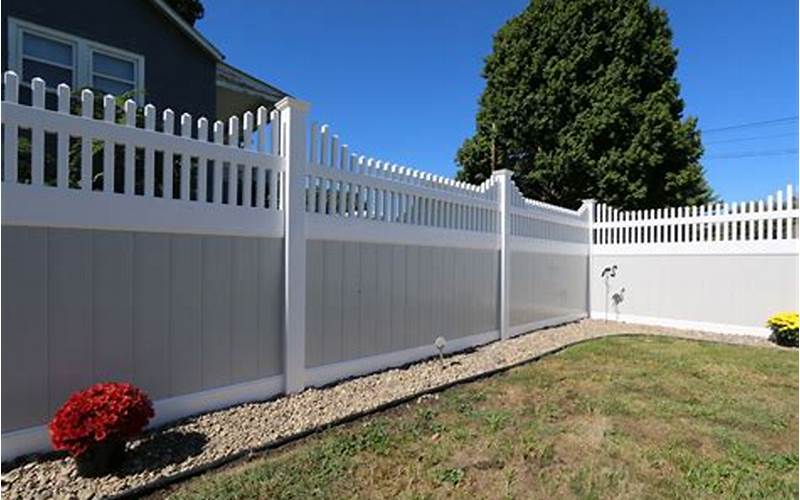 Caroline Style Vinyl Privacy Fence: The Perfect Solution For Your Home'S Privacy And Security
