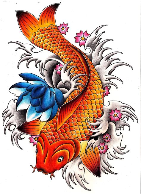 Carp fish tattoos Designs and Ideas (photo) TattooIdeas.info