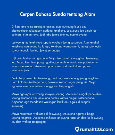 Carpon Basa Sunda Pendek