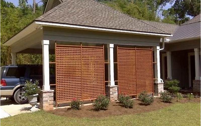 Carport Privacy Fence Geometrical Ideas: Utilizing Creative Designs For Maximum Privacy And Style