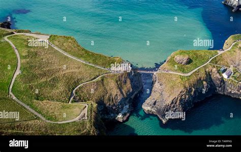 Carrick-a-Rede aerial view