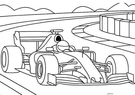 Desenhos da Formula 1 para Colorir