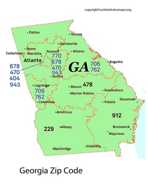 Carroll County, GA Zip Code Wall Map Basic Style by MarketMAPS MapSales