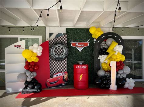 Cruisin' into One: Stylish Cars First Birthday Decorations for Your Little Racer!
