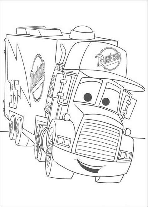 Cars Kleurplaat Mack