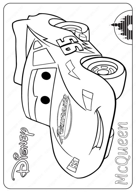 Cars Movie Coloring Pages