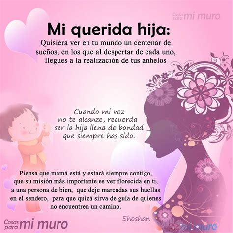 Reflexiones para TI y para MÍ * PALABRAS PARA MI HIJA (Poema Bucay)