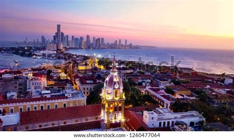 Cartagena Skyline at Sunset