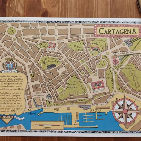 Carthago Nova in the 1st century AD, originally founded by the Punics