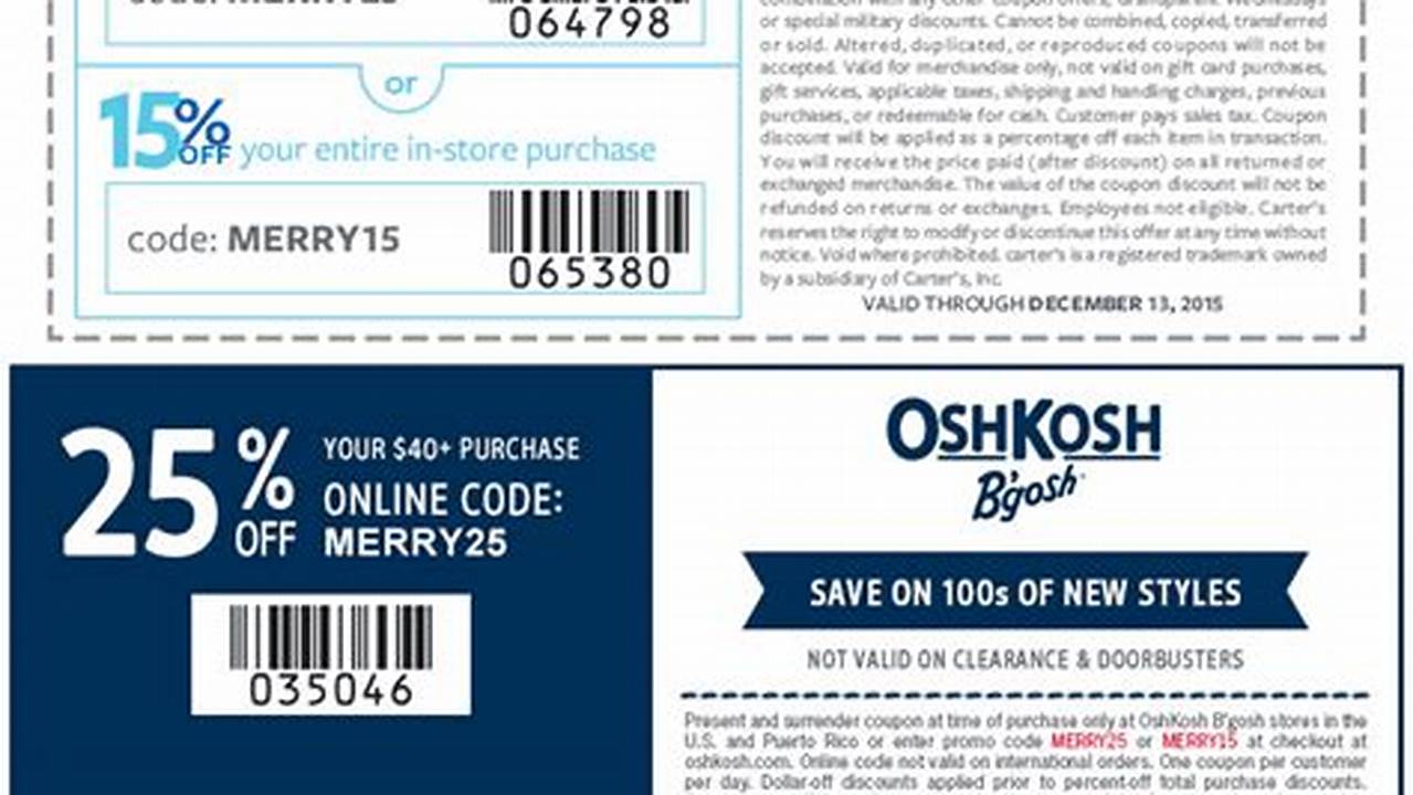 Carter Promo Code 2025