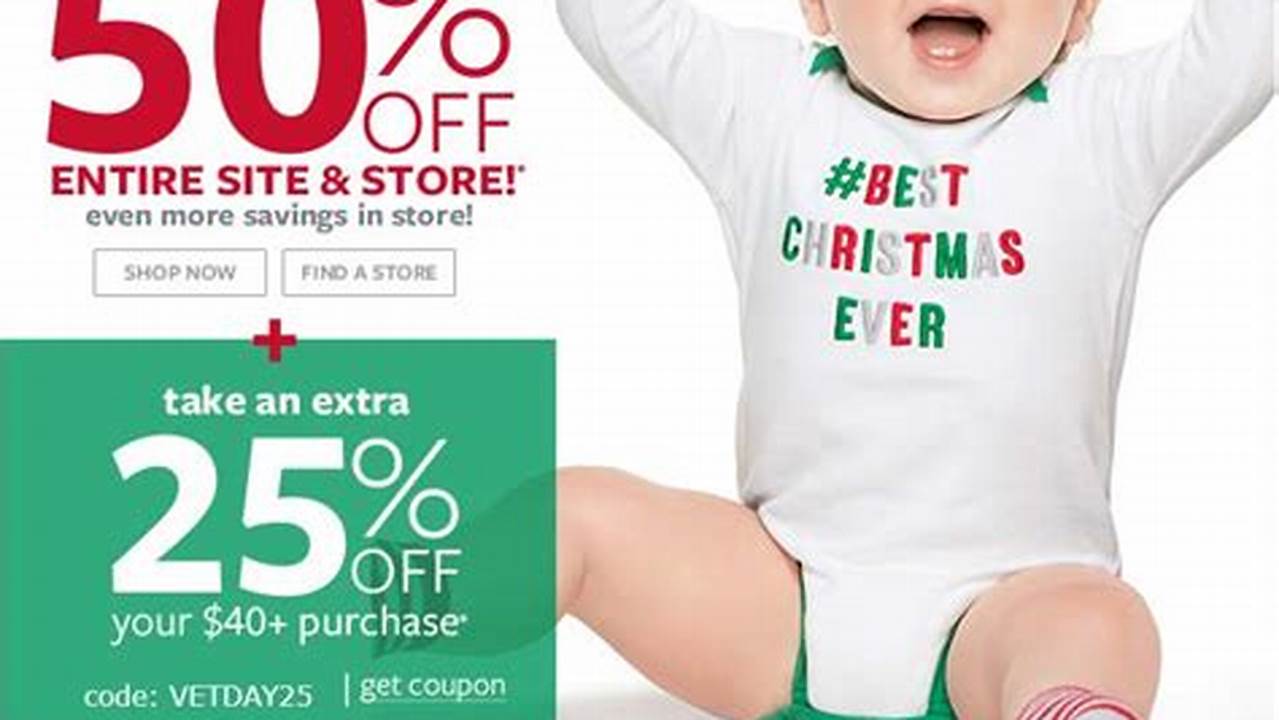Carters Promo Codes 2025