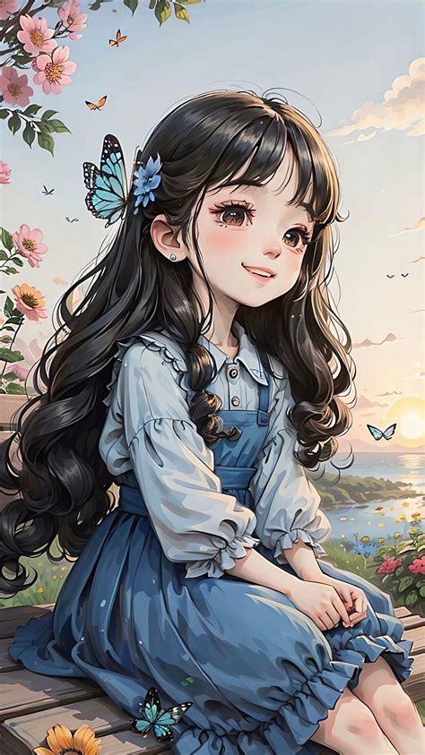 Magical Transformation: Meet the Adorable Cartoon Animation Girl Taking the World by Storm!