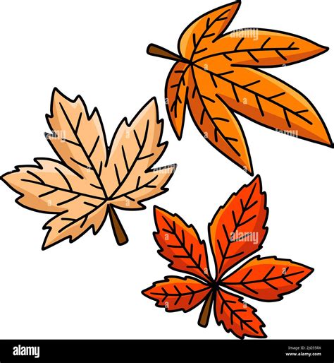 Cartoon Autumn Leaves