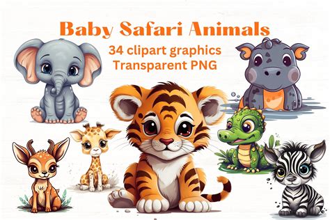 Cartoon Baby Animals Clipart