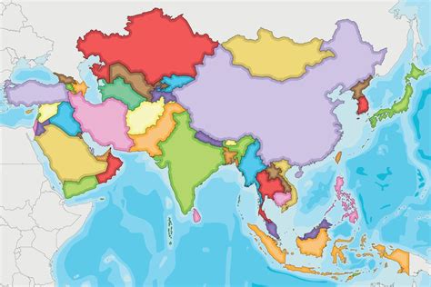 7 Best Images of Asia Blank Map Worksheets Printable Blank Asia Map
