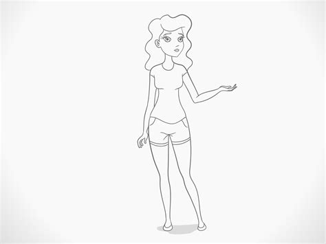Cartoon Characters To Draw Girl