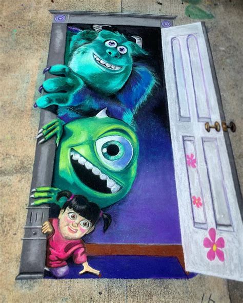 Cartoon Characters To Draw With Chalk
