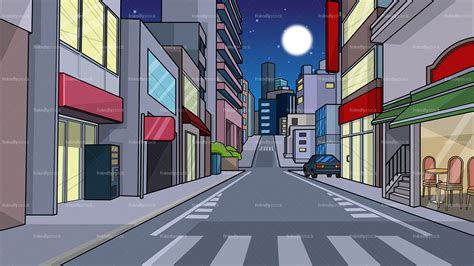 Cartoon City Background