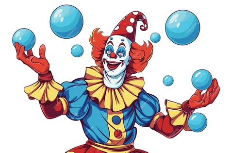 Cartoon Clown Juggling Animation