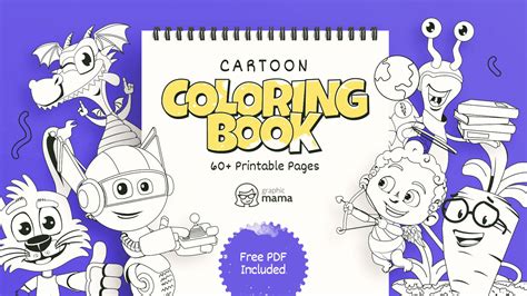 Cartoon Coloring Book Pdf