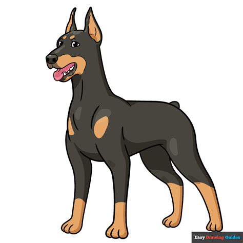 20+ Fantastic Ideas Cartoon Doberman Drawing Easy Charmimsy