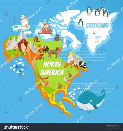 Cartoon Map Of Usa HighRes Vector Graphic Getty Images