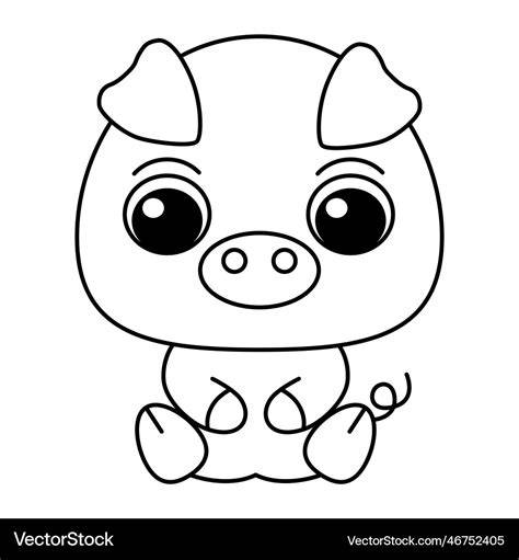 Cartoon Pig Coloring Pages