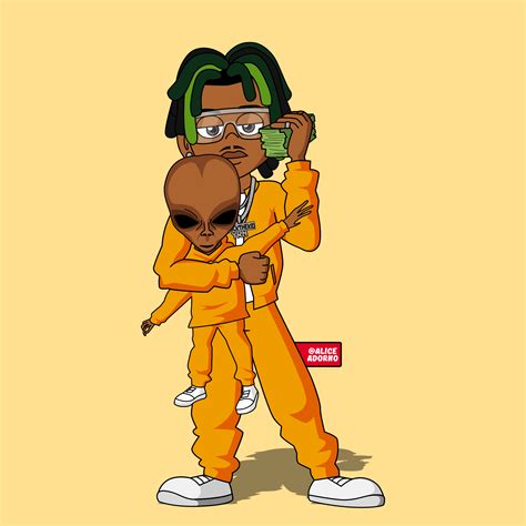 Cartoon Rapper Wallpaper Animated