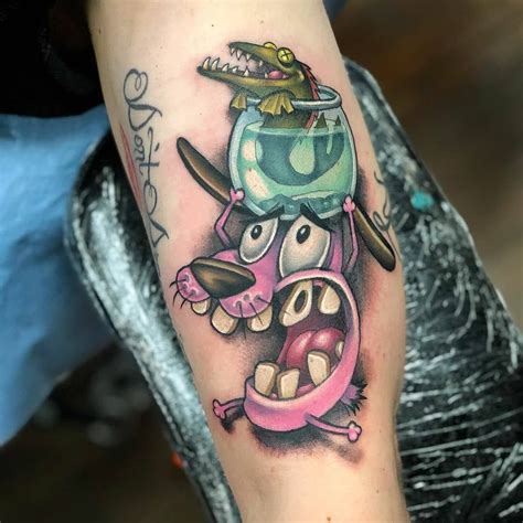 Cartoon Style Tattoo