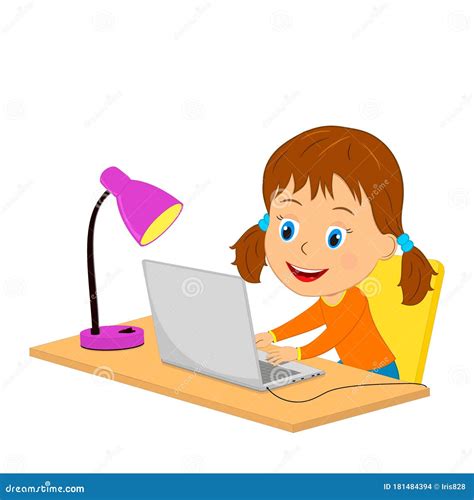Cartoon character using computer