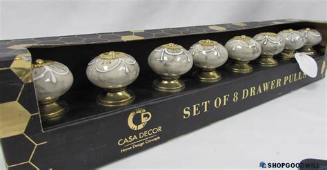 Enhance Your Home Decor with Casa Decor's Exquisite Set of 8 Drawer Pulls