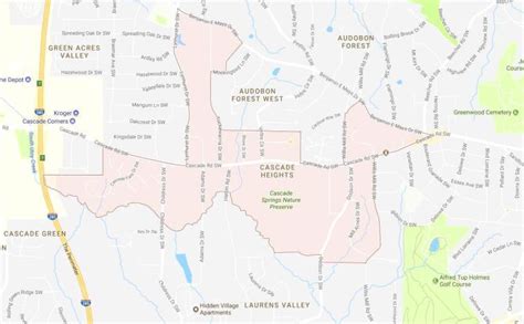 Map Of Atlanta Perimeter