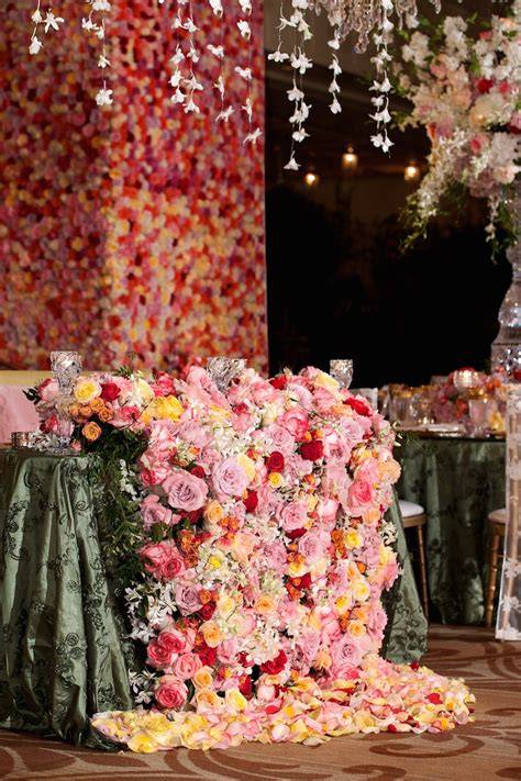Cascading Floral Arrangements