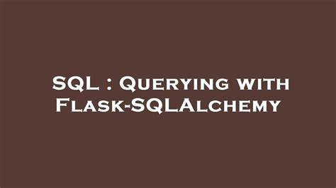 th?q=Case Insensitive Flask Sqlalchemy Query - Python Tips: Mastering Case Insensitive Query in Flask-Sqlalchemy