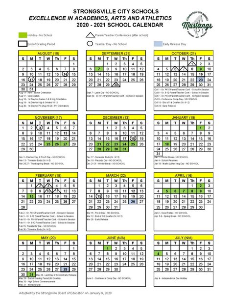 Case Western Reserve Academic Calendar