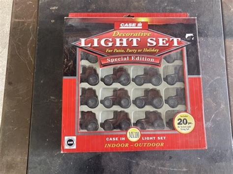 Shine Bright Like a Case IH: Illuminate Your Space with the Decorative Light Set from the Leading Agricultural Brand!