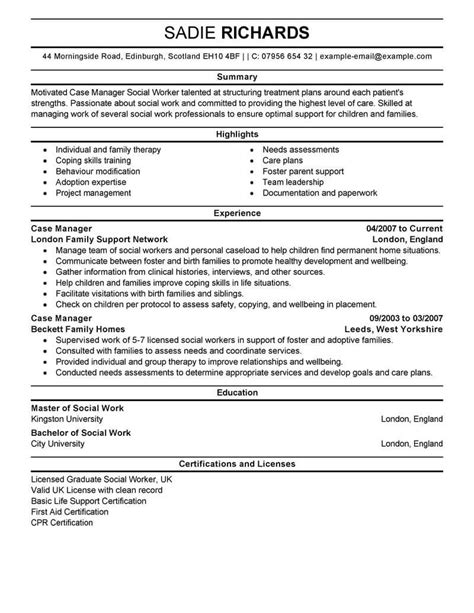 Case Manager Resume Skills