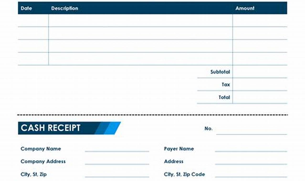 Create a Cash Receipts Template in Excel: A Comprehensive Guide