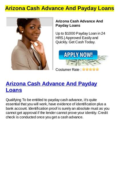 Cash Advance Arizona