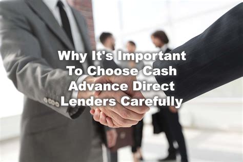 Cash Advance Direct Lenders Canada